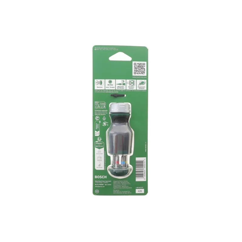 Викрутка з тріскачкою BOSCH 1 600 A03 2UY з бітами 6 од.