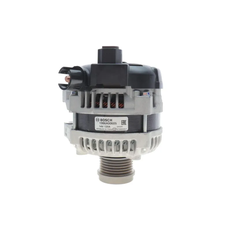 Генератор BOSCH 1 986 A00 605 для Ford Transit Courier 1.0 EcoBoost 14-23 (14V/120A)