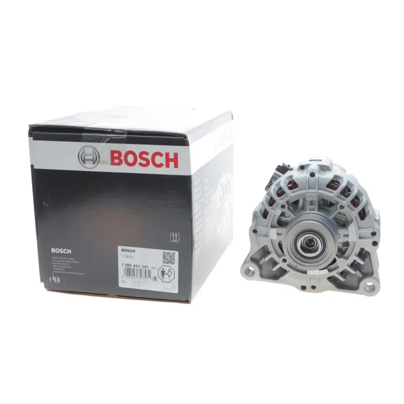 Генератор BOSCH 1 986 A01 341 для Citroen Jumper, Fiat Ducato, Peugeot Boxer 2.0 HDI/JTD 2002-2006 (14V/90A)
