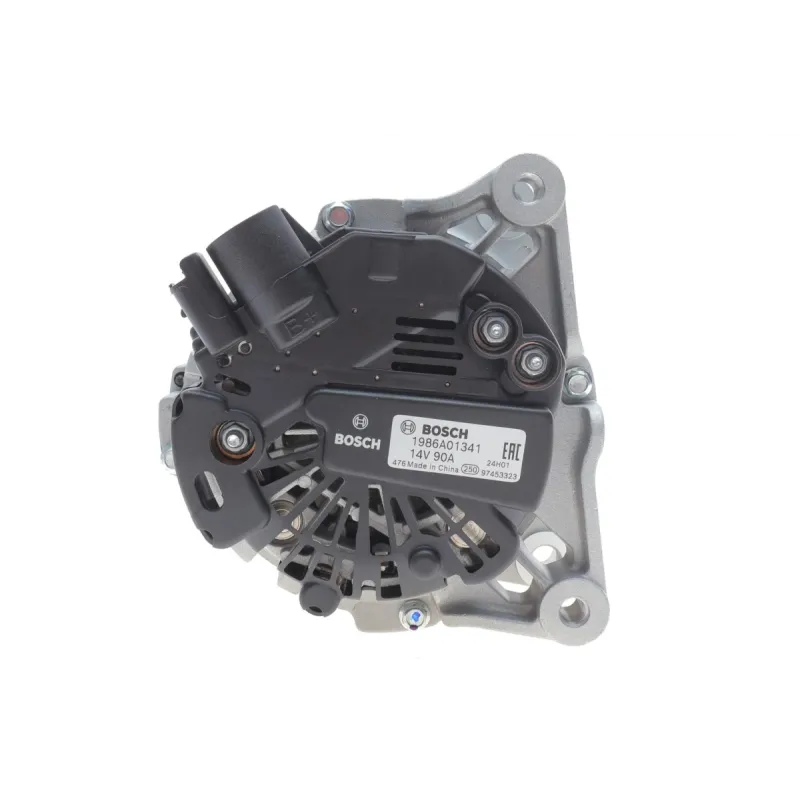 Генератор BOSCH 1 986 A01 341 для Citroen Jumper, Fiat Ducato, Peugeot Boxer 2.0 HDI/JTD 2002-2006 (14V/90A)