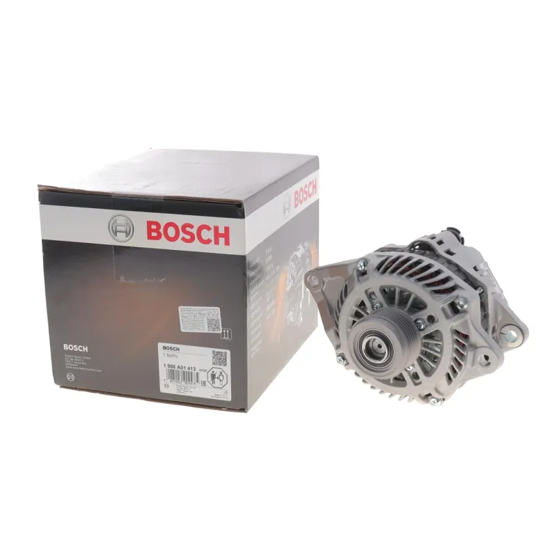 Генератор BOSCH 1 986 A01 413 для Mitsubishi Outlander II CW_W 2006-2012 (14V/140A, Ø 55 мм, 6 канавок)