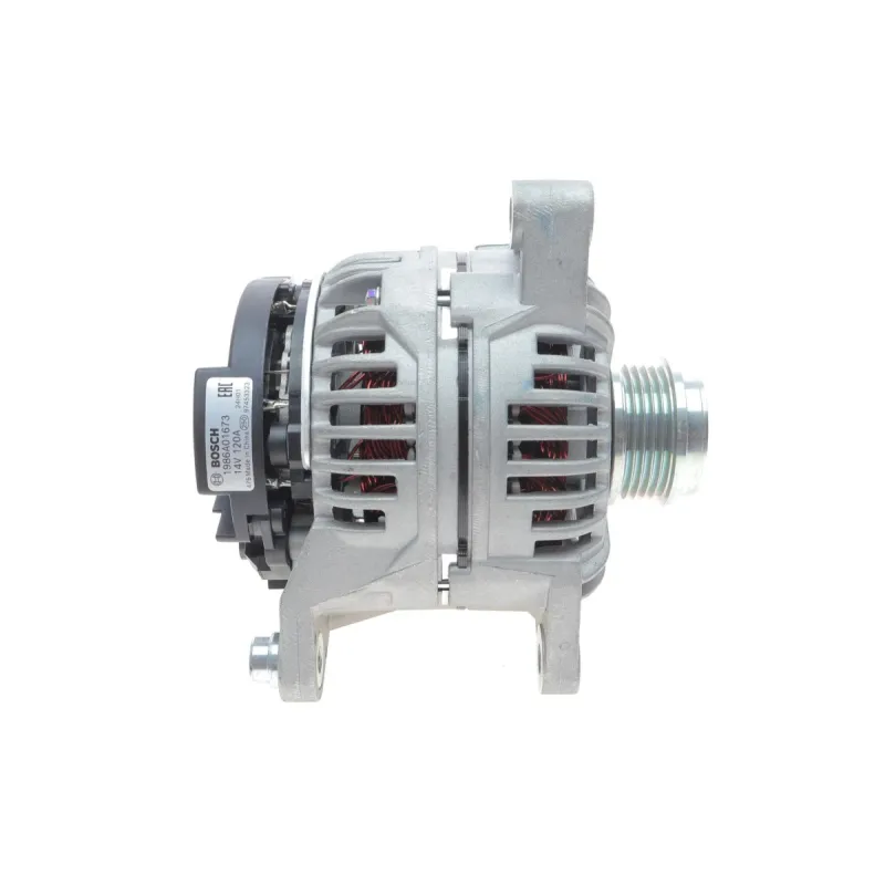 Генератор BOSCH 1 986 A01 673 для Volkswagen Passat B5 1.6/1.8 1997-2005 (14V/120A, Ø 56.2 мм)