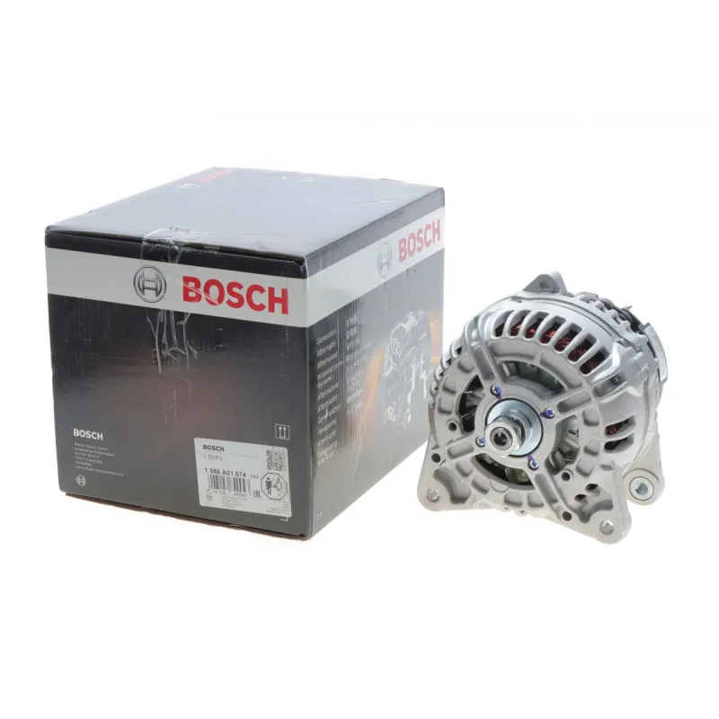 Генератор BOSCH 1 986 A01 674 для Renault Megane II 1.4-1.6/1.5 dCi 2002-, 14V 150A