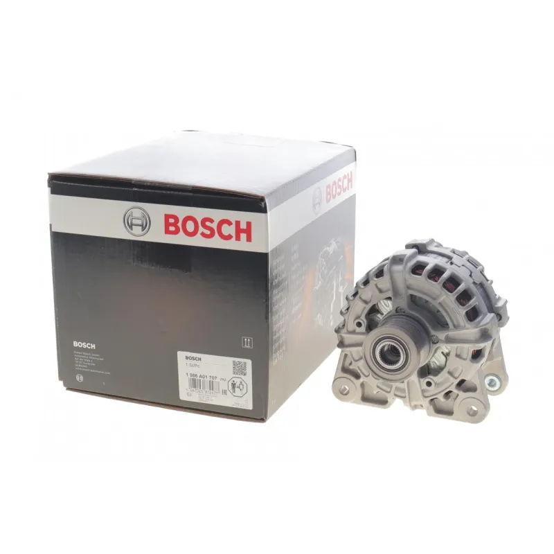 Генератор BOSCH 1 986 A01 707 для Nissan Qashqai II/X-Trail III 2.0 14V 150A Ø48.7мм