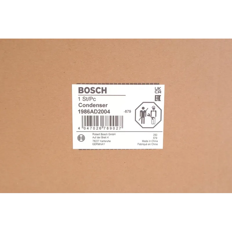 Радіатор кондиціонера BOSCH 1 986 AD2 004 для Nissan Micra K12, Renault Clio III/Grandtour 1.2/1.5dCi 2003-2012