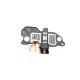 Реле генератора BOSCH 1 986 AE0 105 для Mercedes-Benz Vario 613 D, 814 D (1996-н.в.) 28.4V