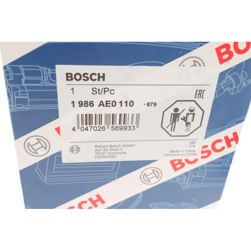 Реле генератора BOSCH 1 986 AE0 110 для Volkswagen T5, Caddy, Crafter 2003-, 12В