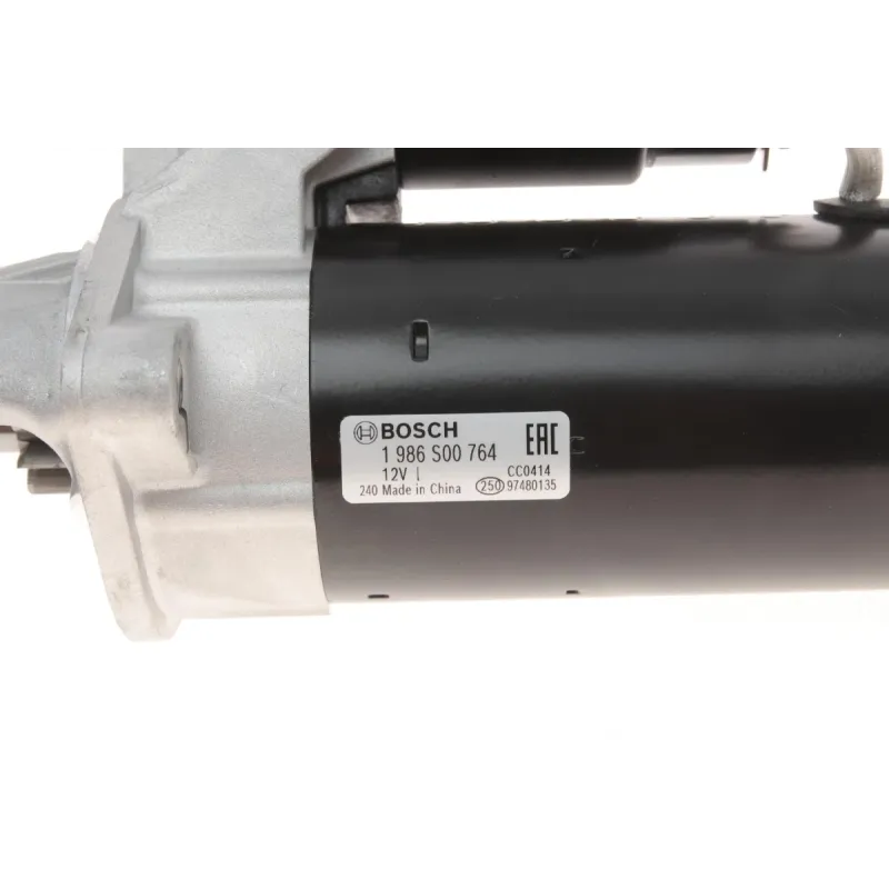 Стартер BOSCH 1 986 S00 764 для BMW 3 (E90) 320d 163 к.с. (2005-2011), 12V/1.8kW, z=9