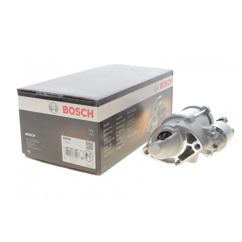 Стартер BOSCH 1 986 S01 428 для BMW 5 (F10/F11/F07) X5 (E70) 12V 1.6kW