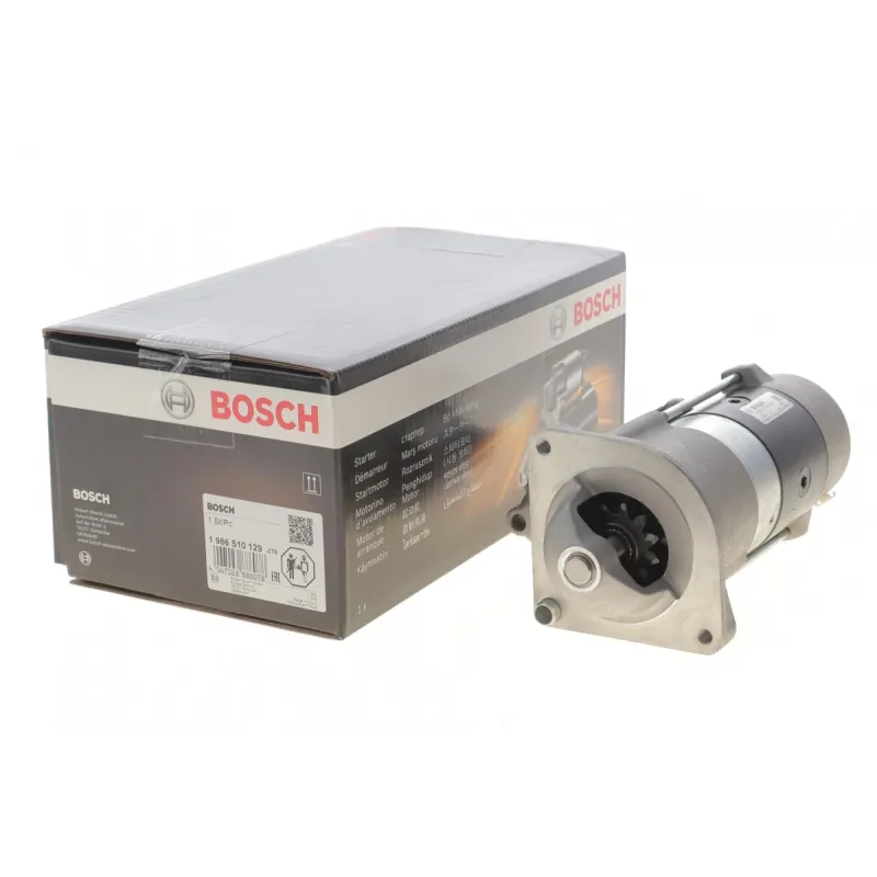 Стартер BOSCH 1 986 S10 129 для Fiat Ducato 2.3D 12V/2kW (2006-)