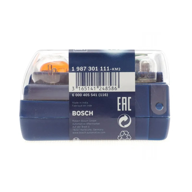 Комплект лампочок головного світла BOSCH H4 12V 60/55W P43t 1 987 301 111