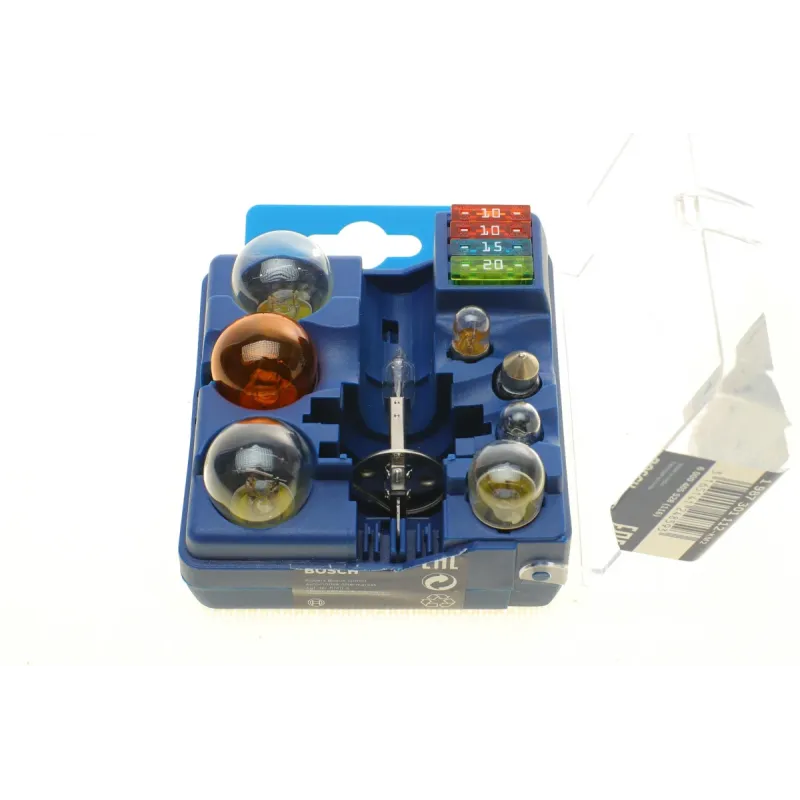 Комплект автоламп BOSCH 1 987 301 112 (H1, C5W, P21W, PY21W, R5W, T4W, W5W, P21/5W, запобіжник 10A/15A/20A)
