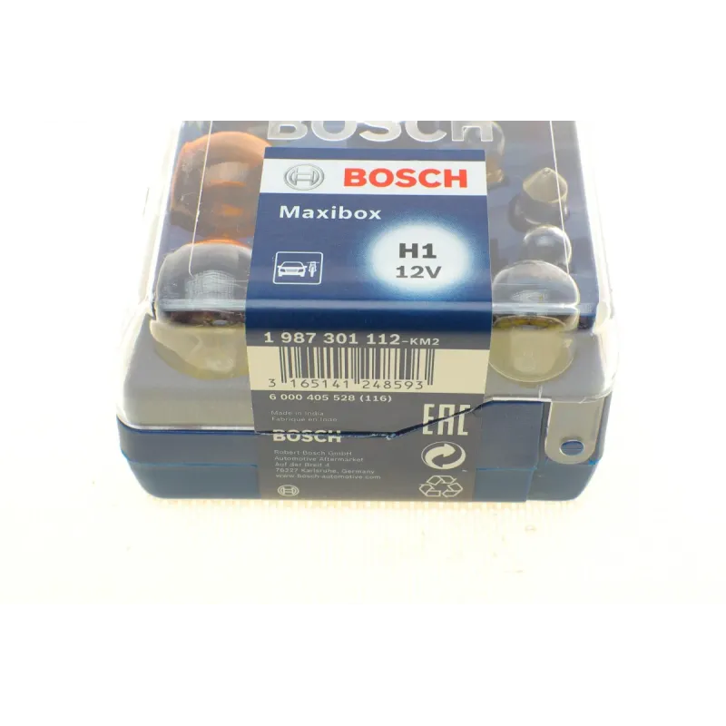 Комплект автоламп BOSCH 1 987 301 112 (H1, C5W, P21W, PY21W, R5W, T4W, W5W, P21/5W, запобіжник 10A/15A/20A)