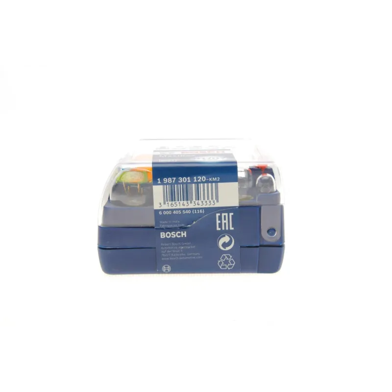 Комплект автоламп H7/H1 BOSCH 1 987 301 120 (C5W, P21/5W, P21W, PY21W, R5W, T4W, W5, запобіжники 10/15/20A)