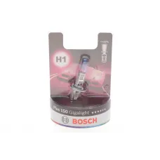 Автолампа BOSCH H1 12V 55W P14.5s Plus 150 Gigalight 1 987 301 135 для Alfa Romeo 147, 155, Fiat 500