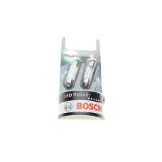 Автолампа LED BOSCH 1 987 301 501 C5W 12V 1W S8.5d (палець) Комплект 2 шт.