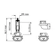 Автолампа BOSCH 1 987 302 025 H27W/2 12V 27W PGJ13 Pure Light для Chevrolet Aveo T300, Hyundai Accent IV