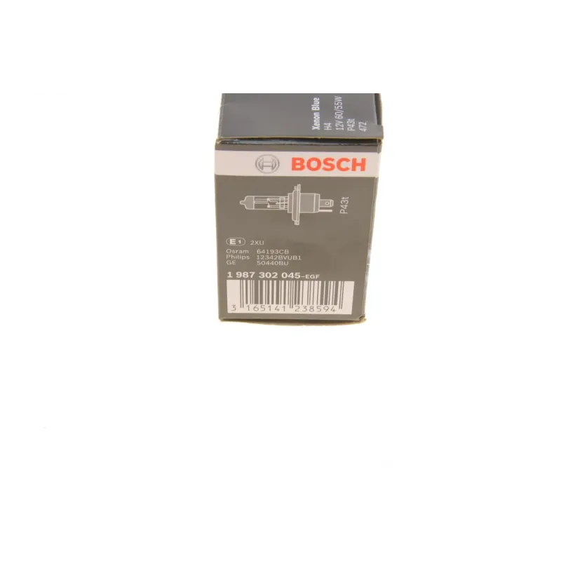 Автолампа BOSCH H4 12V 60/55W P43t Xenon Blue WS 1 987 302 045 для Audi 100, Alfa Romeo 164