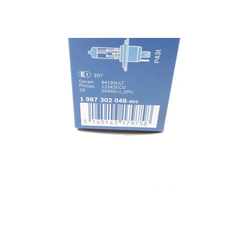 Автолампа BOSCH H4 12V 60/55W P43t Longlife Daytime 1 987 302 048 для Alfa Romeo 164, Audi 100
