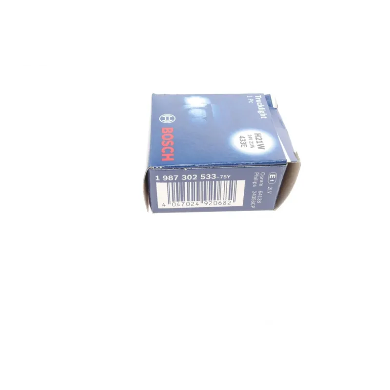 Автолампа розжарювання BOSCH H21W 24V 21W BAY9S 1 987 302 533