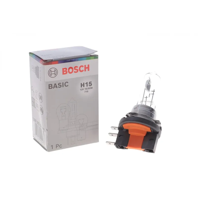 Автолампа BOSCH H15 12V 55/15W PGJ23t-1 ECO 1 987 302 829