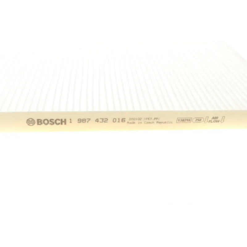 Фільтр салону BOSCH 1 987 432 016 для Opel Omega B 1994-2003, 290x226x17 мм