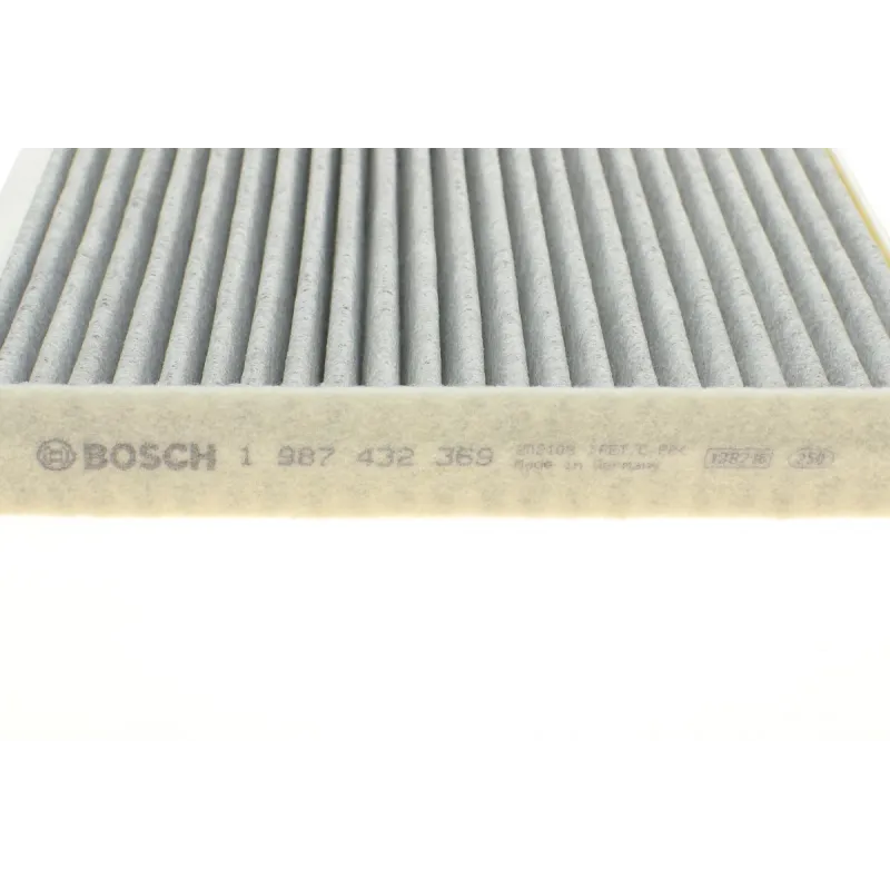 Фільтр салону вугільний BOSCH 1 987 432 369 для Audi A4 B8 2007-, A6 C7 2011-, 241x35x279 мм