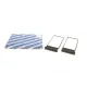Фільтр салону BOSCH 1 987 435 006 для Nissan Patrol GR Y61 1997-2000, 272x108x24 мм (комплект 2 шт.)