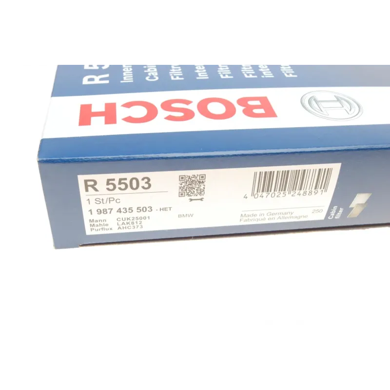 Фільтр салону BMW 3 (F30/F80) 1.6-4.0D 11- (вугільний)