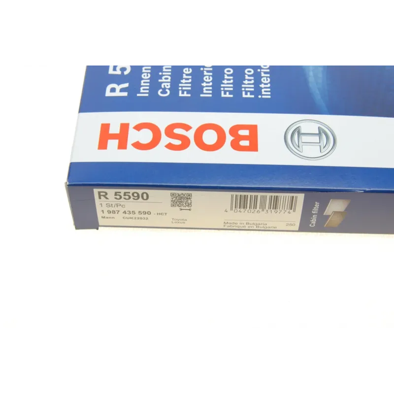 Фільтр салону Lexus ES/RX/UX/Toyota C-HR/Corolla/Hilux VIII/Prius/Rav4 1.2-3.5H 15- (вугільний)