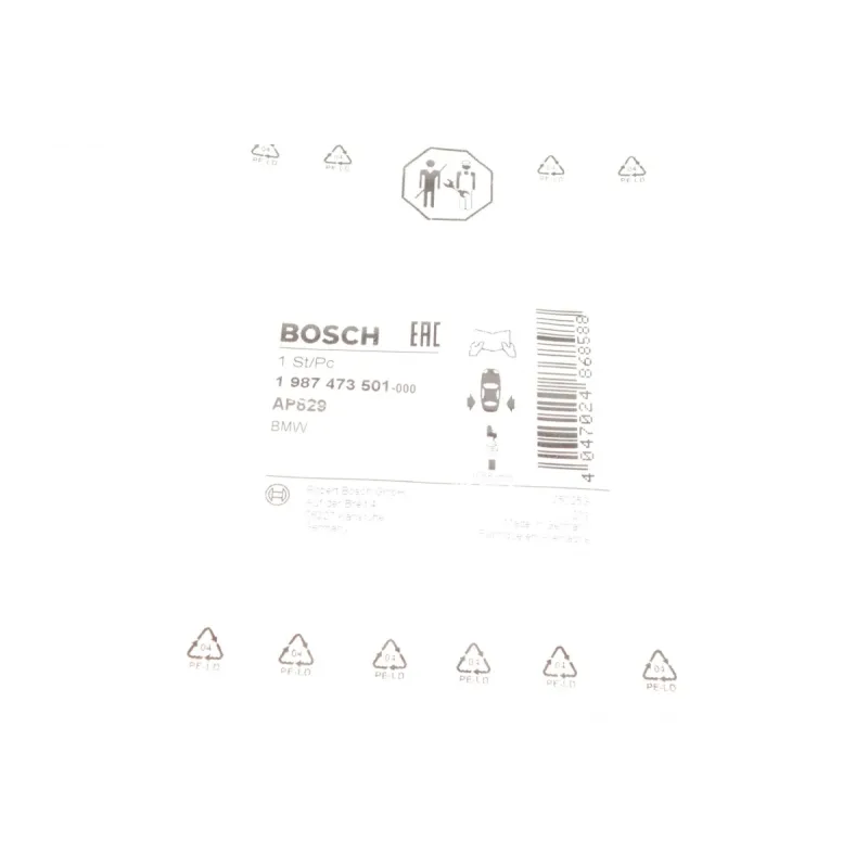 Датчик зносу гальмівних колодок задній BOSCH 1 987 473 501 для BMW 7 (F01, F02, F03, F04) 2008-2015