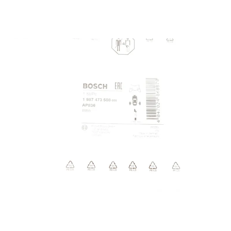 Датчик зносу гальмівних колодок задній BOSCH 1 987 473 508 для BMW 5 Gran Turismo (F07) 2009-2017