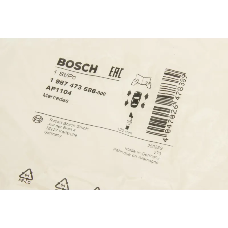 Датчик зносу гальмівних колодок BOSCH 1 987 473 586 для Mercedes-Benz A-Class W169/B-Class W245 2005-