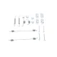 Комплект пружинок колодок ручника Renault Logan/Clio 1.2-1.9dTi 98- (Bosch)
