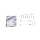 Комплект пружинок колодок ручника Renault Logan/Clio 1.2-1.9dTi 98- (Bosch)