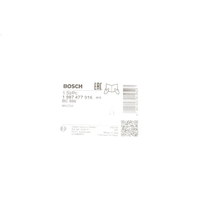 Трос ручника задній BOSCH 1 987 477 916 для Mazda 323/626 1715 мм