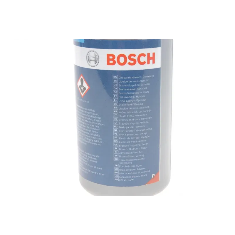 Рідина гальмівна BOSCH DOT4 (1л) 1 987 479 107 для DACIA LOGAN, DAEWOO MATIZ, TESLA MODEL 3