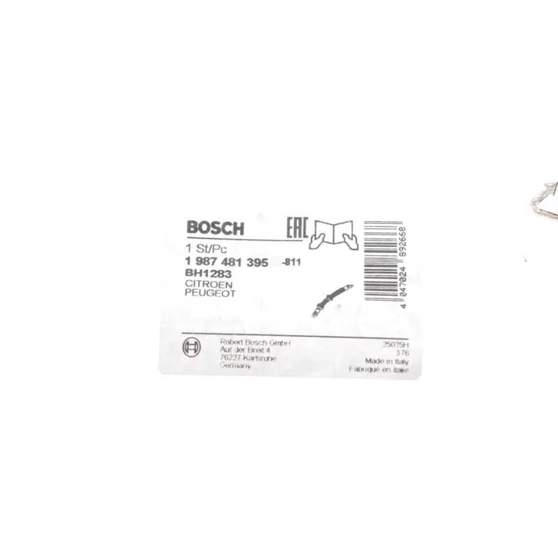 Шланг гальмівний (передній) Citroen C3/C4/Peugeot 2008/207/208 06- (L=480mm)