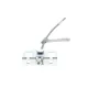 Трос ручника передній BOSCH 1 987 482 337 для Nissan Qashqai J10/JJ10 2007-2013 (262 мм)