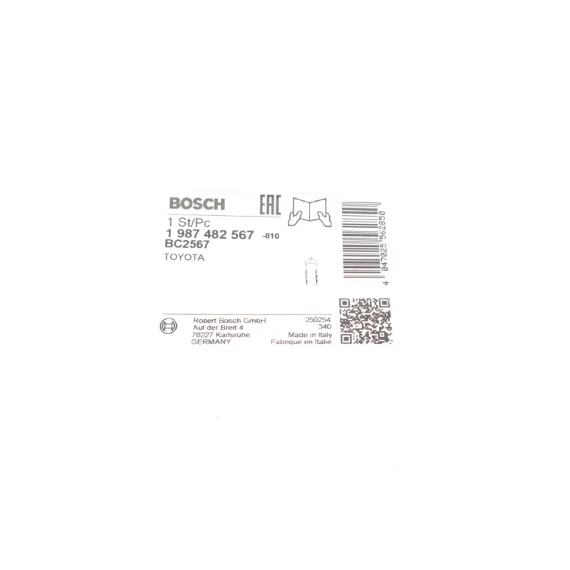Трос ручника задній BOSCH 1 987 482 567 для Toyota RAV 4 III 2006-2013 (L=1882мм)