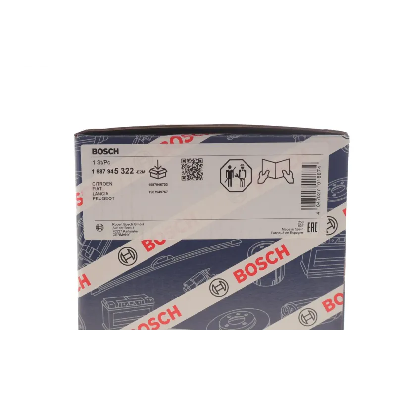 Комплект ГРМ з помпою BOSCH 1 987 945 322 для Fiat Scudo 2.0i 2000-2006, 153 зуби, 25.4x1457 мм