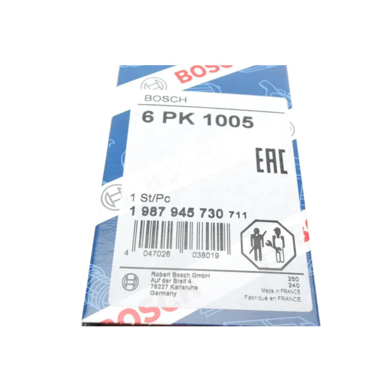 Ремінь генератора BOSCH 1 987 945 730 для VW Caddy V 2.0 TSi 2021-, 6PK1005