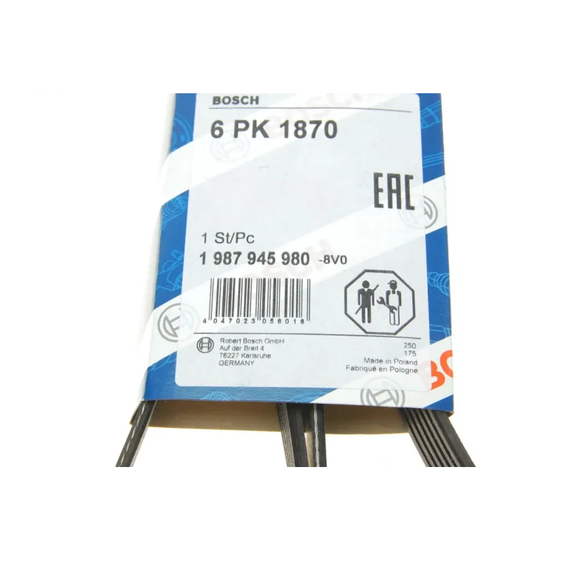 Ремінь генератора Audi/BMW/Chevrolet/MB/ Opel (6PK1870)