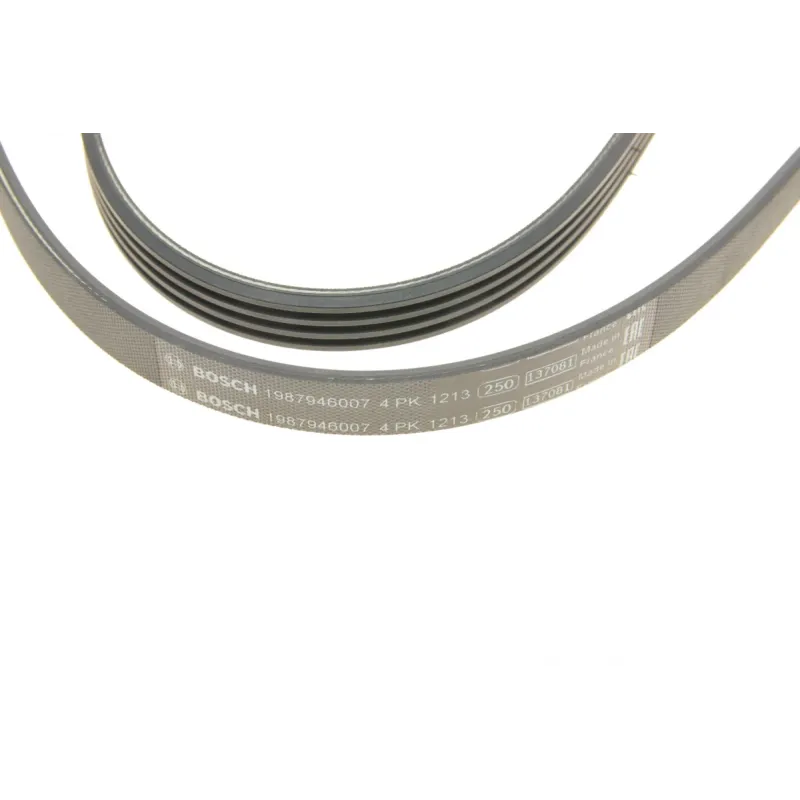 Полікліновий ремінь BOSCH 1 987 946 007 для Audi A4/A6 2.5TDI 2000-2005, Peugeot 205/305/309 1.9-2.5 TD 1990-1994, 4PK1213
