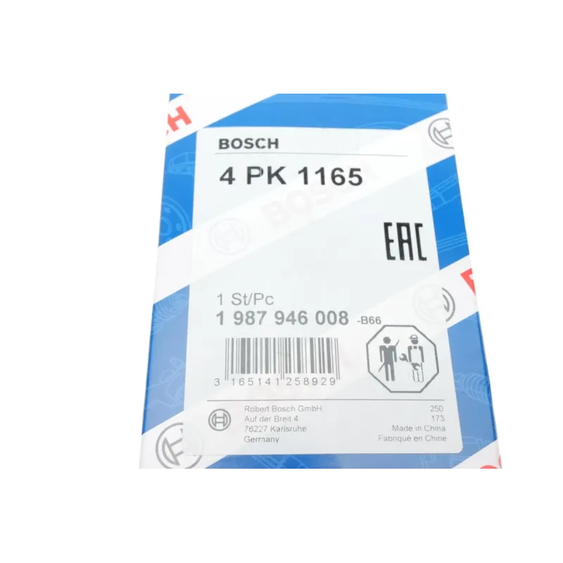 Ремінь генератора BOSCH 1 987 946 008 для Renault Twingo 1.2 (C06_) 1993-1996, 4PK1165