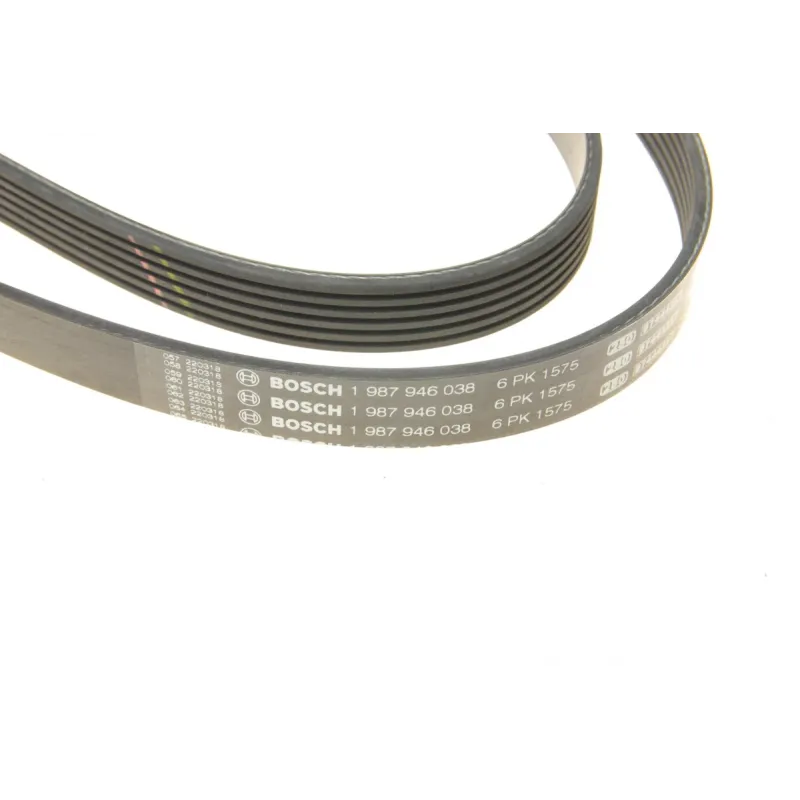Ремінь генератора BOSCH 1 987 946 038 для Audi A4 1.6-2.0 2000-2008, 6PK1575