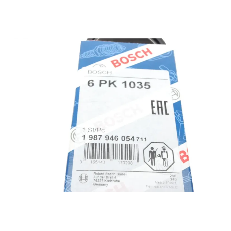 Ремінь генератора BOSCH 1 987 946 054 (6PK1035) для Toyota 3.0, Peugeot 301 1.6, Citroen Berlingo 1.9D