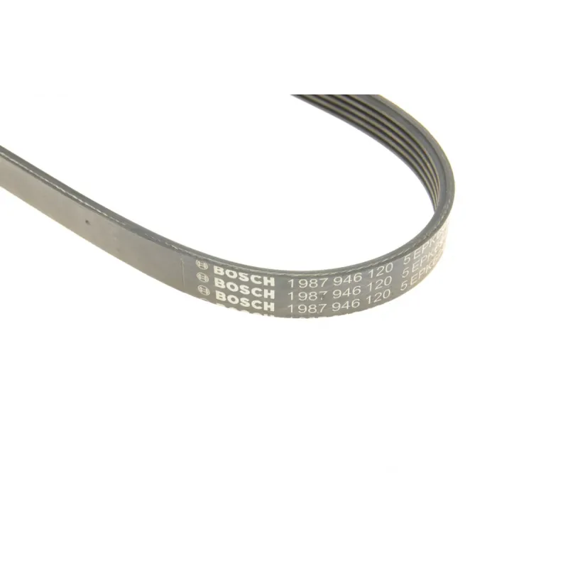 Ремінь генератора BOSCH 1 987 946 120 для Mazda 3 BK 2003-2009, Ford Mondeo IV BA7 2007-, 5 ребер, 694 мм