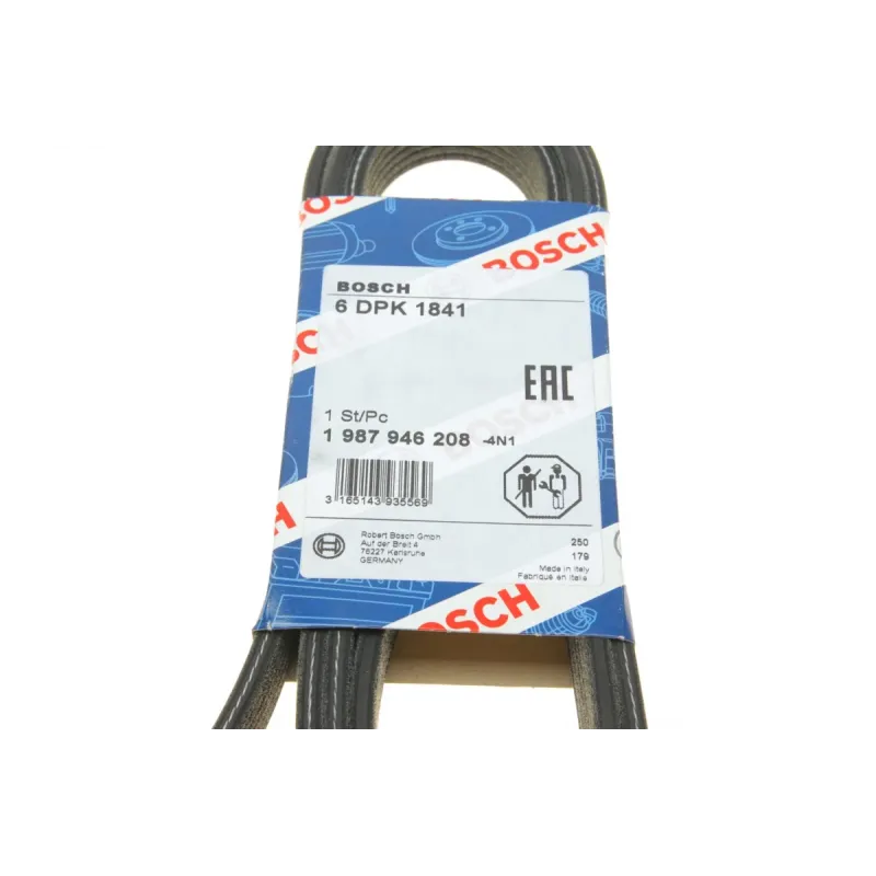 Ремінь генератора BOSCH 1 987 946 208 для Volvo S60/S80/V70/XC70 6PK1841