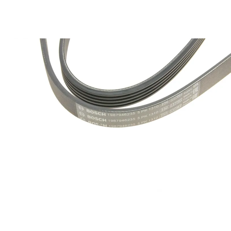 Ремінь генератора BOSCH 1 987 946 235 для Mercedes-Benz A-Class W169 2004-2012, 5 ребер, 1310 мм